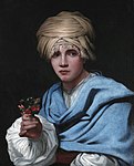 Michael Sweerts, Pojke i turban hållande en bukett