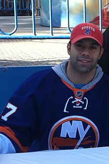 Strait with the New York Islanders in 2013 Brian Strait.jpg