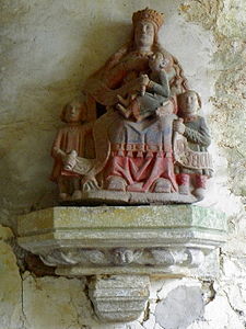 Briec (29) Chapelle Saint-Venec Statue 05.JPG