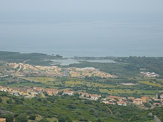 Budoni Comune in Sardinia, Italy