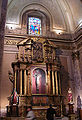 Oltar v transeptu
