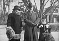וילהלם בגלות, עם אשתו השנייה הרמינה, ובתה הנרייטה, דורן, 1931