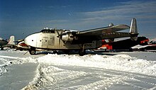 Eine Fairchild C-82A „Packet“ der NAC, April 1985