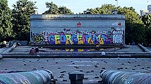 George Floyd graffiti