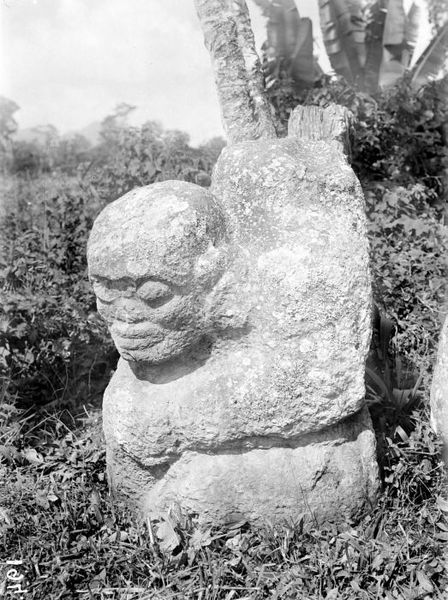 Megalithic statue found in Tegurwangi, Sumatra, Indonesia 1500 CE