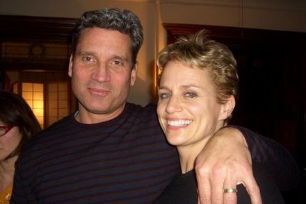 Cady Huffman with then husband William Healy, December 2007.jpg