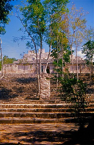 Calakmul: Localisation, Population et extension, Calakmul et Tikal