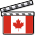 Canada film clapperboard.svg