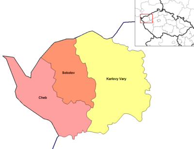 Districts of Karlovy Vary Region