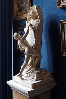 La Gloire tirant Auguste de Villiers de l'Isle Adam de son sommeil éternel - Musée Carnavalet