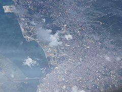 Cebu City south from air