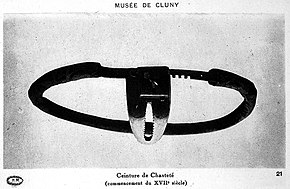 54 Musée de Cluny. Ceinture de chasteté