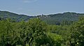 886) Château de Castelnaud, vu de la Roque-Gageac, Dordogne. 1er octobre 2011