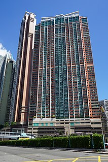 Chelsea Court Housing estate in Tsuen Wan, Hong Kong