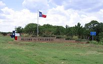 Childress, Texas welcome sign.jpg