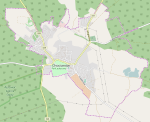 300px chocian%c3%b3w location map.svg