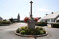 One of the Christian cross that circle the village