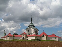 Church of St John of Nepomuk at Zelená hora CZ.jpg