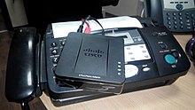 Cisco SPA112 Cisco SPA112 and fax.jpg