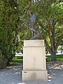 Sculpture of Claude Lorrain by Auguste Rodin. Located at the B. Gerald Cantor Rodin Sculpture Garden at Stanford University. Front side shown.