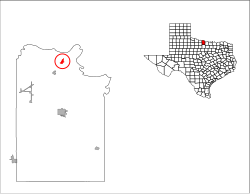 Vị trí trong Quận Clay, Texas