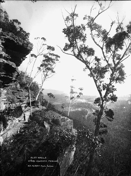 File:Cliff walls, Hydro Majestic, Medlow Baths.jpg