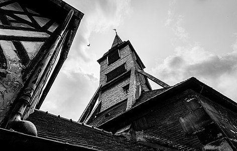 Sainte-Catherine Church Tower in Honfleur, by SimonCourtecuisse