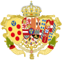Espanjan Infante Charlesin vaakuna Parman, Piacenzan ja Guastallan herttuana.svg