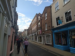 <span class="mw-page-title-main">Colliergate</span> Street in York, England