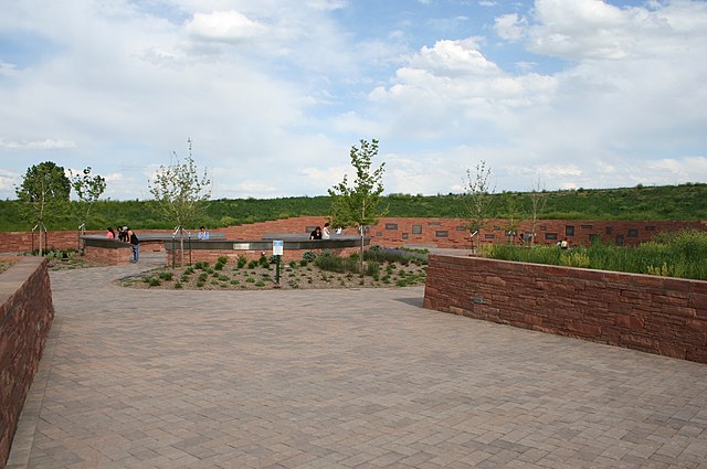 The Columbine memorial in Clement Park