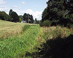 Course of the Montgomery Canal at Pant, Shropshire