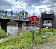 Boat launch point in Crafton for the Rivanna River. Crafton, Virginia.jpg