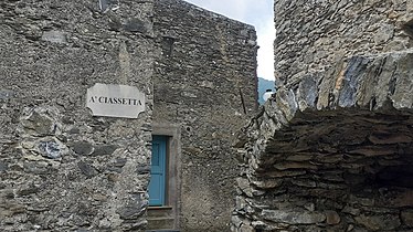 A Ciasetta, scòrciu di caruggi aa Culetta