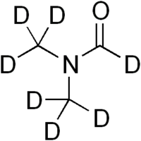 Chemical structure of deuterated DMF