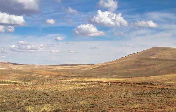 Historic South Pass, seen from the east looking westward towards Pacific Springs