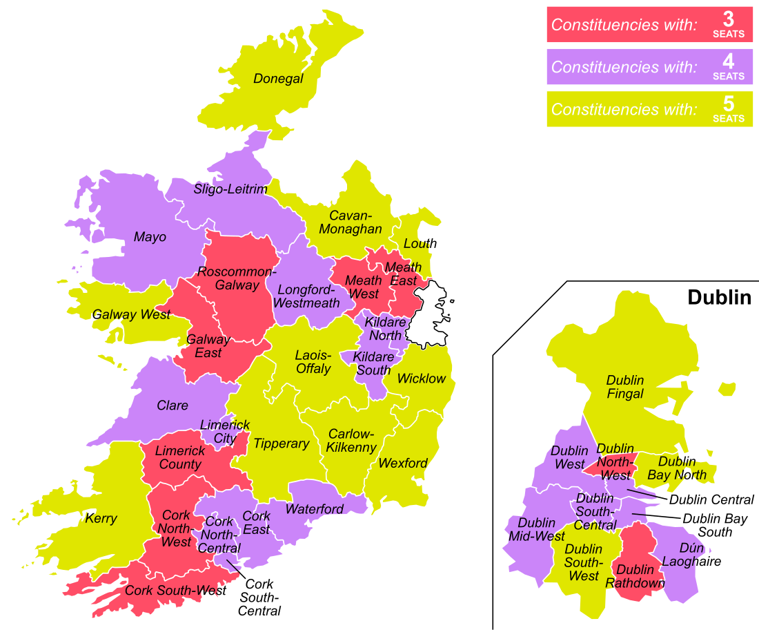 Dáil constituencies