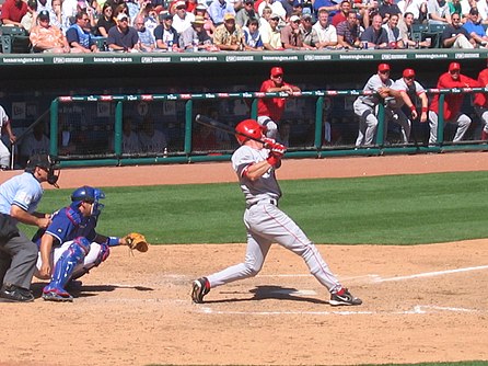 Erstad hits a home run for the Angels.