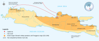 Demak Sultanate conquests and expeditions Demak Sultanate conquests and expeditions.svg