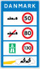 E80+UE80:※ General speed limits