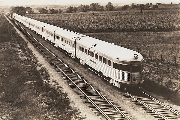 The Denver Zephyr in 1936