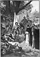 File:Die Gartenlaube (1899) b 0473.jpg (S) Die Schlacht von Dornach: die Eidgenossen verweigern die Auslieferung der gefallenen Ritter Nach einer Originalzeichnung von E. Klein