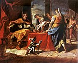 Моисей попирает корону фараона. Между 1740 и 1750 гг. Холст, масло. Национальный музей, Варшава