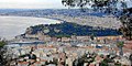 Nice'in şehir merkezi panoraması