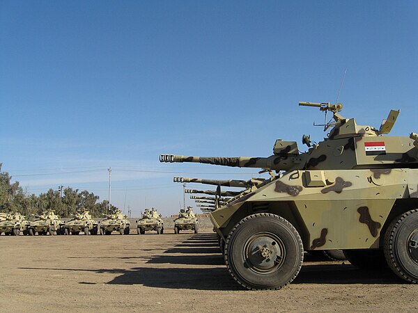 EE-9 Cascavels of the Iraqi Army in 2008.
