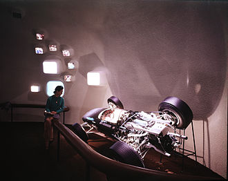 A BRM P109 similar to the P115 on display at Expo 67 EXPO 67 British Racing Motors display.jpg