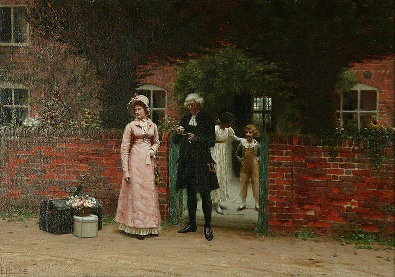 File:Edmund Blair Leighton - Waiting for the coach.jpg