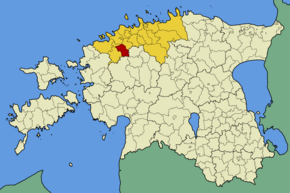 Kart over Kernu kommune