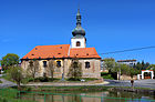 Čeština: Kostel sv. Markéty na návsi v Erpužicích English: St. Margaret's Church in Erpužice village, Czech Republic