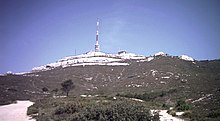 L'émetteur de Grande Étoile vu de Palama (Marseille, 13e arrondissement)