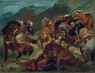 Eugene Delacroix - Chasse au lion (1858).jpg